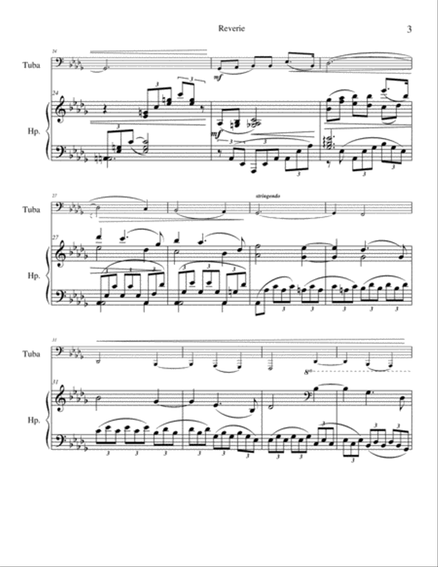 Reverie Tuba scores gallery preview page 3