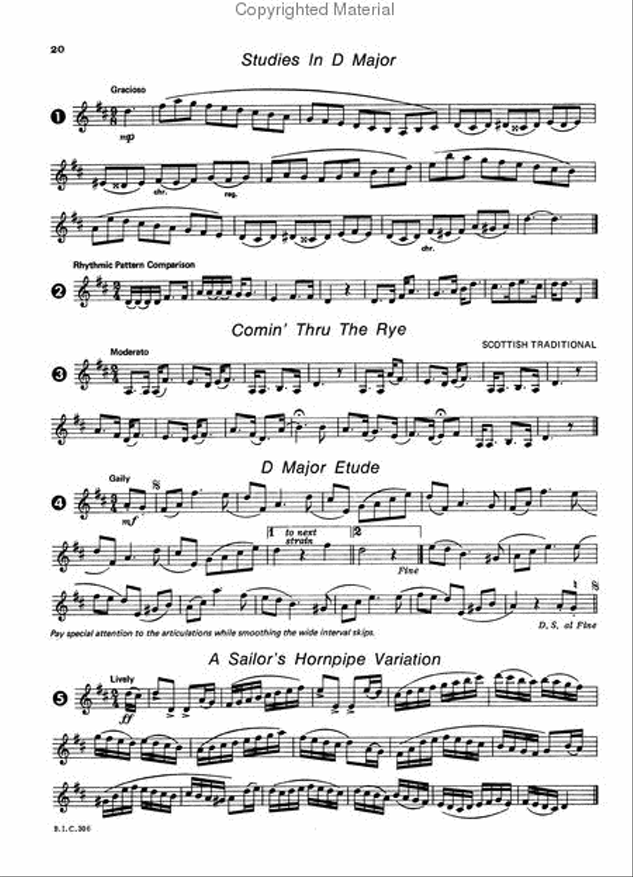 Student Instrumental Course Clarinet Student Clarinet scores gallery preview page 4
