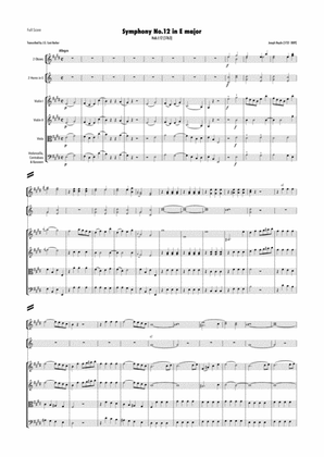 Book cover for Haydn - Symphony No.12 in E major, Hob.I:12