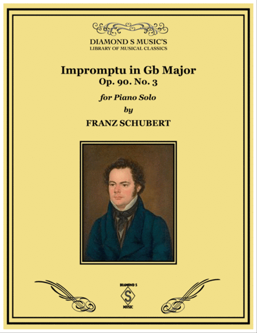 Impromptu No.3 in Gb Major - Franz Schubert - Piano Solo Piano Solo scores gallery preview page 1