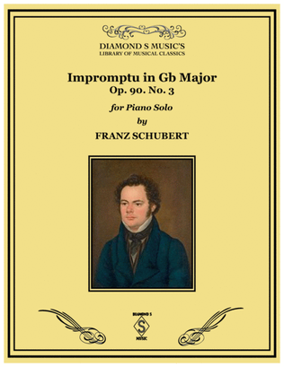 Book cover for Impromptu No.3 in Gb Major - Franz Schubert - Piano Solo
