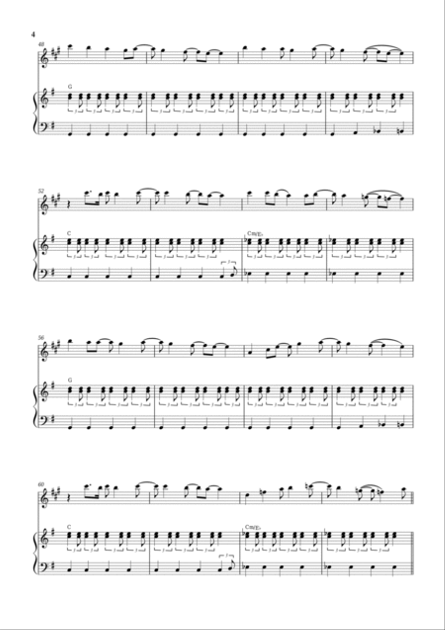 All I Want For Christmas Is You B-Flat Clarinet scores gallery preview page 4
