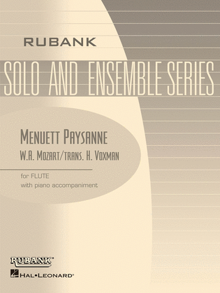 Book cover for Menuett Paysanne