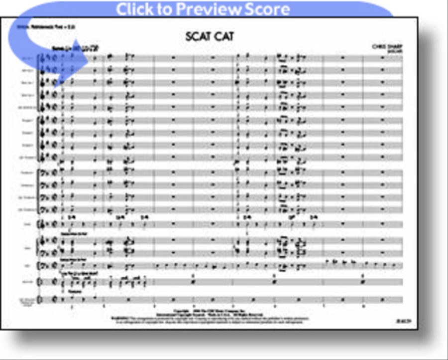 Scat Cat Jazz Ensemble scores gallery preview page 1