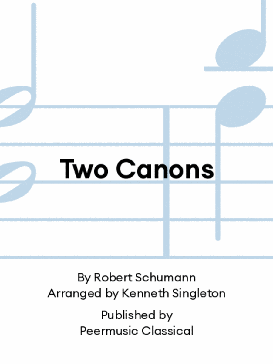Two Canons Two Canons Tuba scores gallery preview page 1