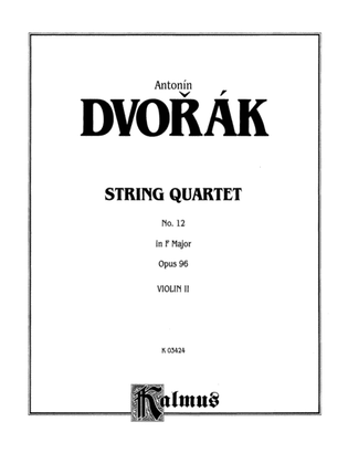 Book cover for Dvorák: String Quartet in F, Op. 96