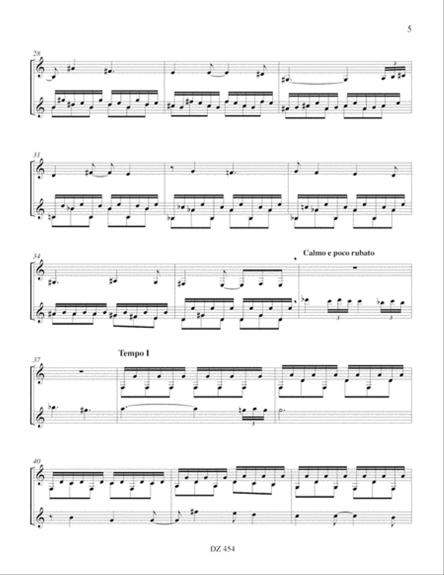 Pentagone - Oblique Classical Guitar scores gallery preview page 5