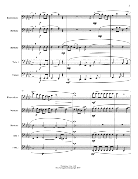 Miserere Mei, Deus - Gregorio Allegri - Tuba Quintet