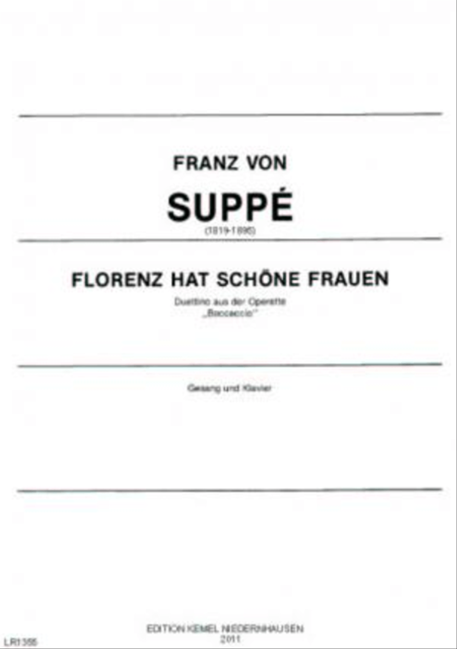 Florenz hat schöne Frauen Voice Solo scores gallery preview page 1