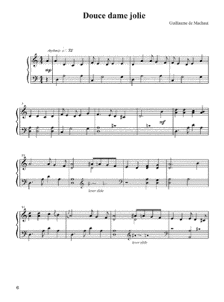 Medieval and Renaissance Music for Folk Harp Pedal Harp scores gallery preview page 5