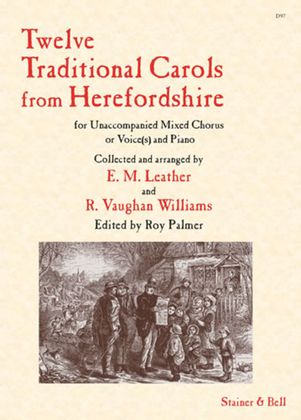 Book cover for Twelve Traditional Carols from Herefordshire. Vsc