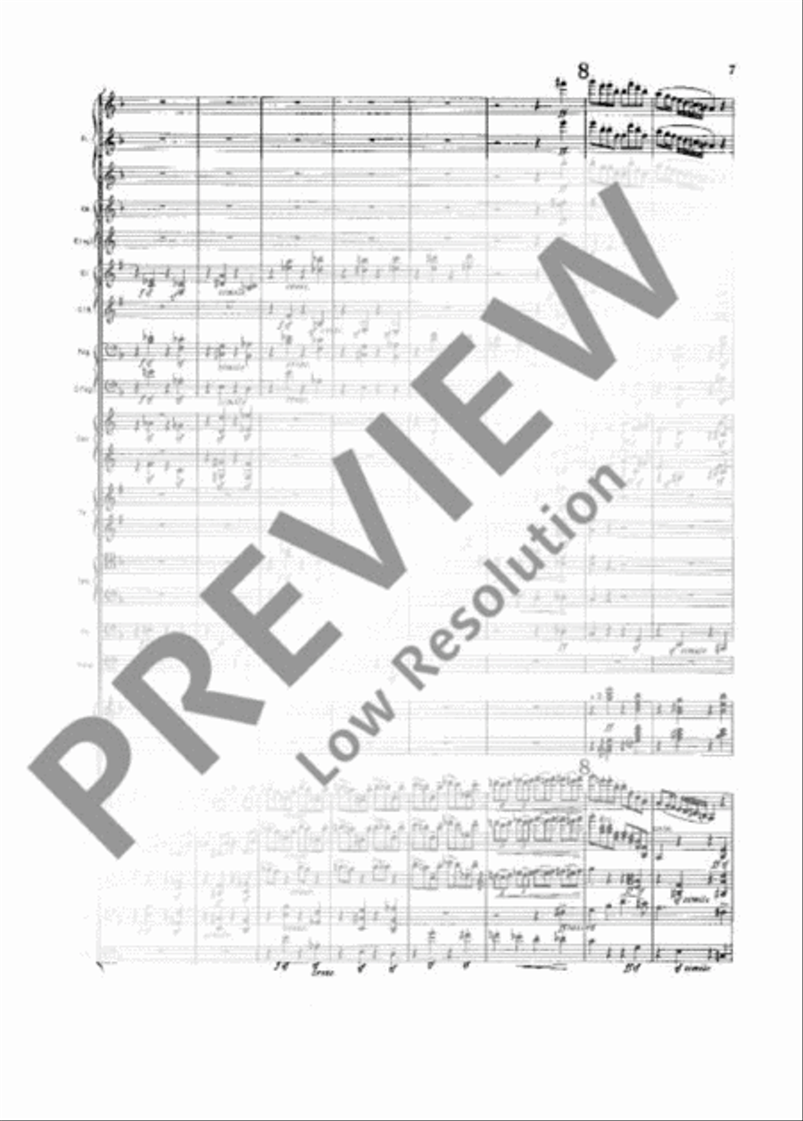 Symphony No. 1 Ab major Orchestra scores gallery preview page 16