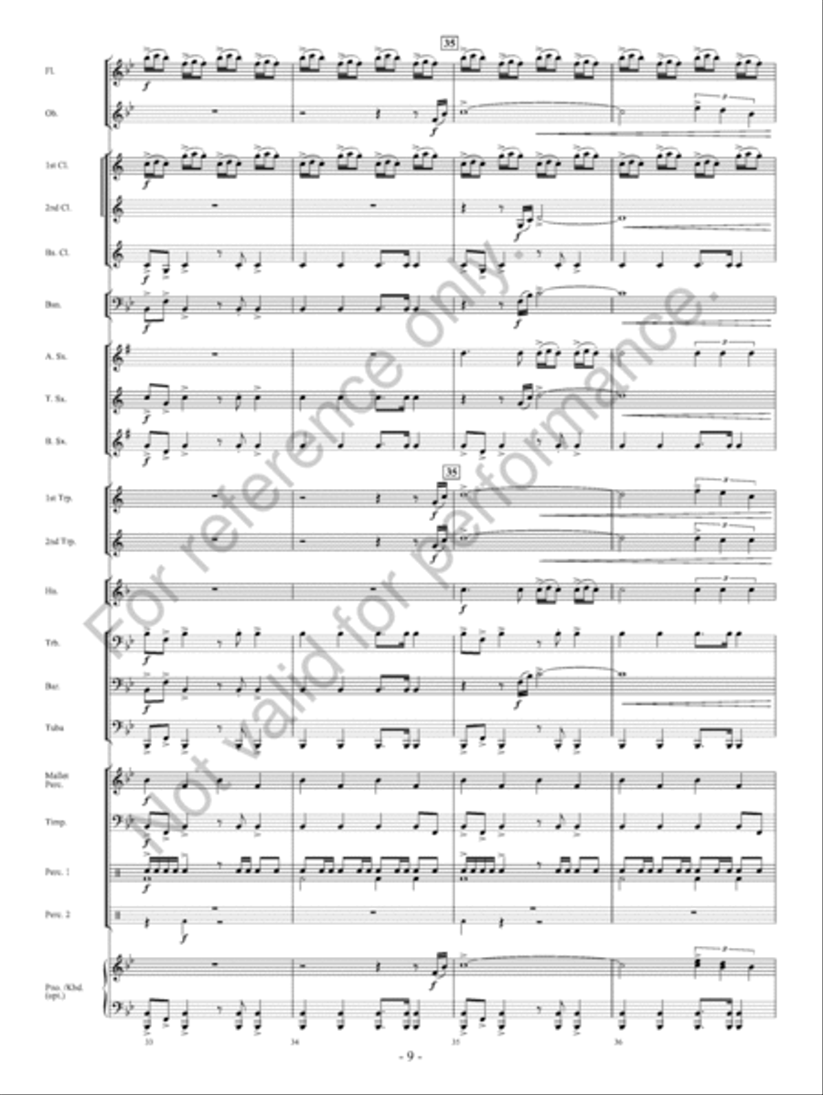 Call Of Champions Concert Band scores gallery preview page 10