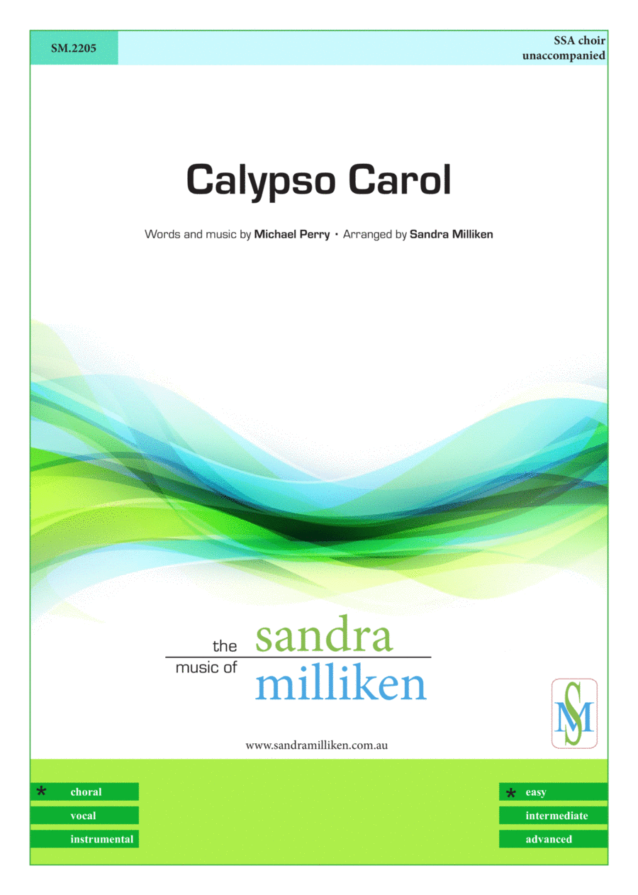 Calypso Carol SSA scores gallery preview page 1