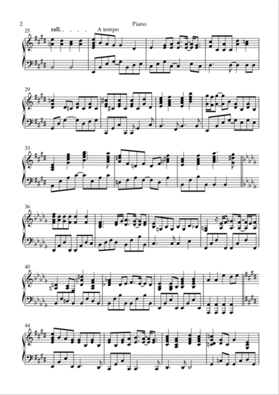 One Day In Your Life One Day In Your Life Piano Solo scores gallery preview page 2