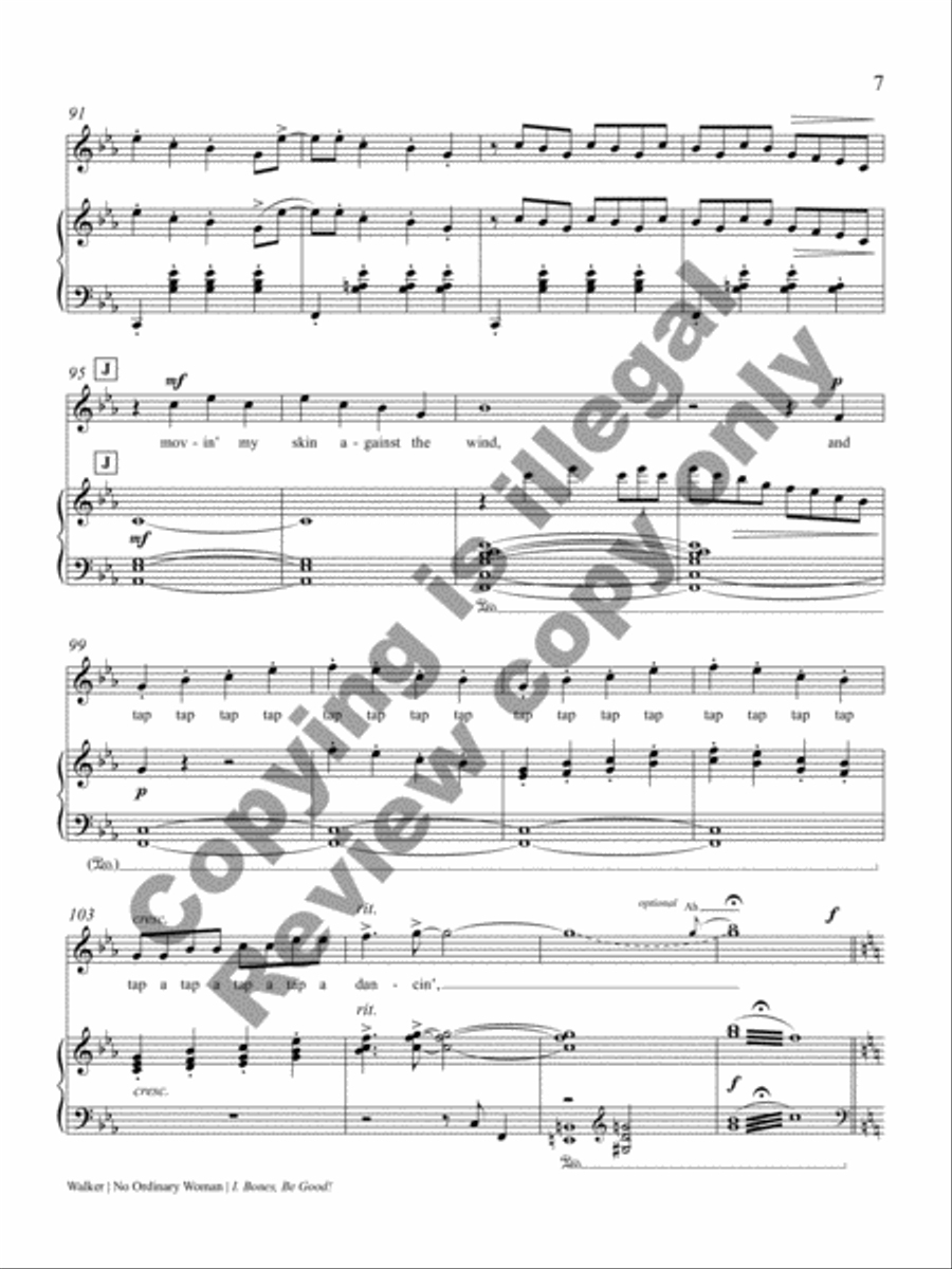 No Ordinary Woman! Soprano Voice scores gallery preview page 28