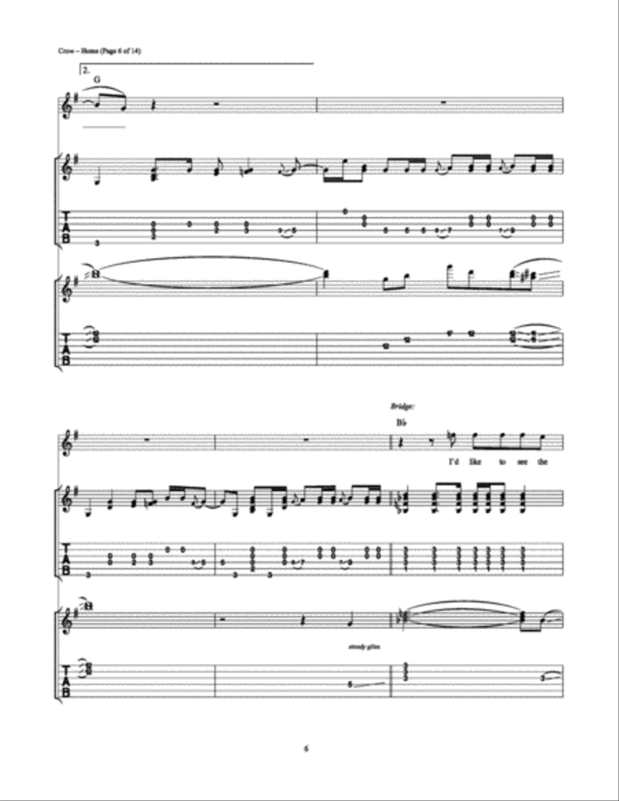 Home Home Electric Guitar scores gallery preview page 6