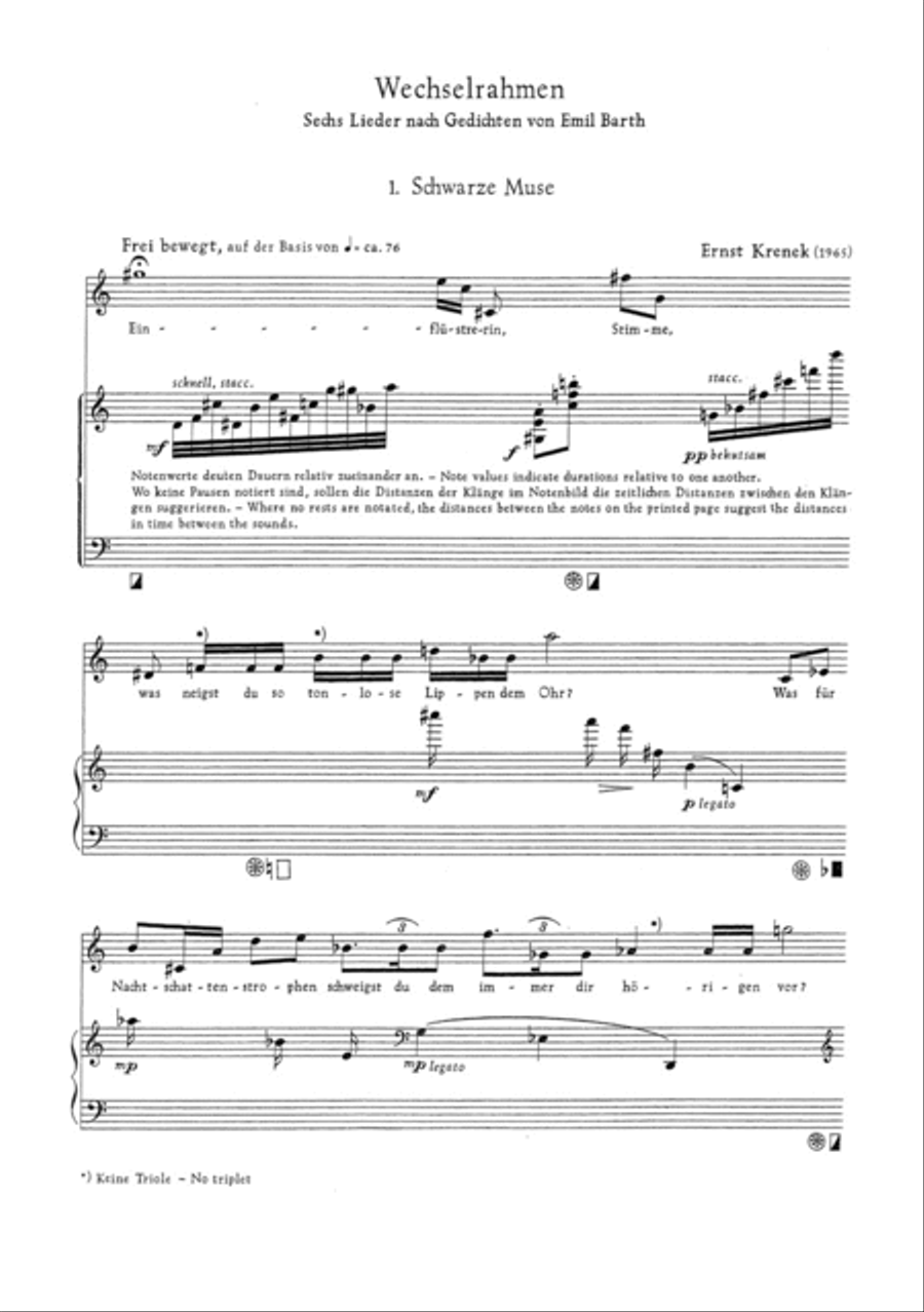 Wechselrahmen, Op. 189 High Voice scores gallery preview page 2