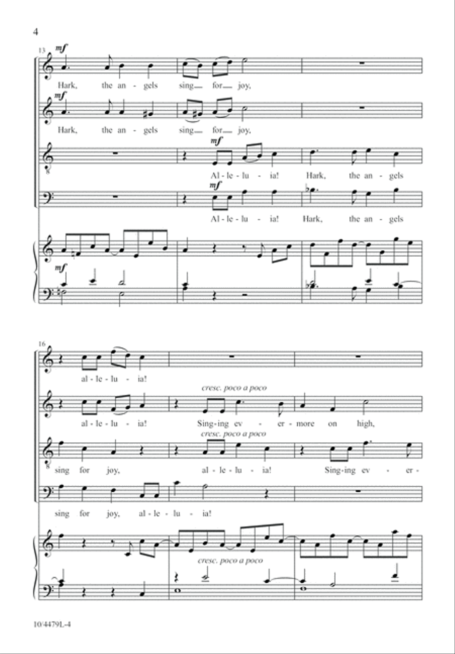 Sing for Joy, Alleluia! 4-Part scores gallery preview page 5
