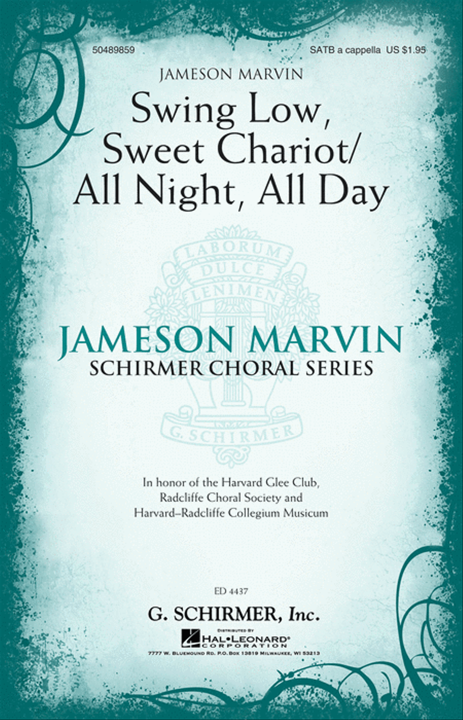 Swing Low, Sweet Chariot/All Night, All Day 4-Part scores gallery preview page 1
