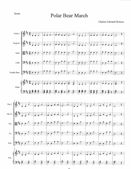 Polar Bear March--String Ochestra Set image number null