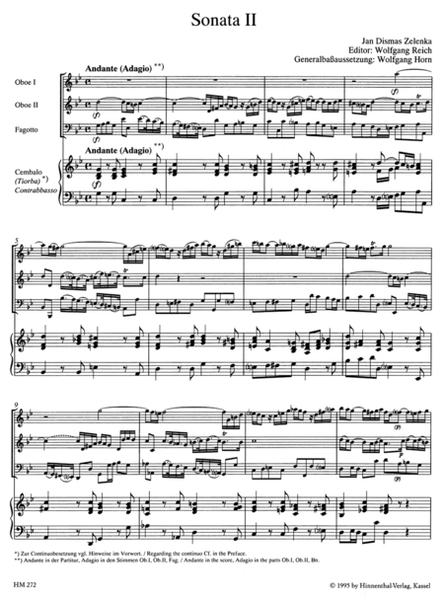 Sonata II g minor ZWV 181,2