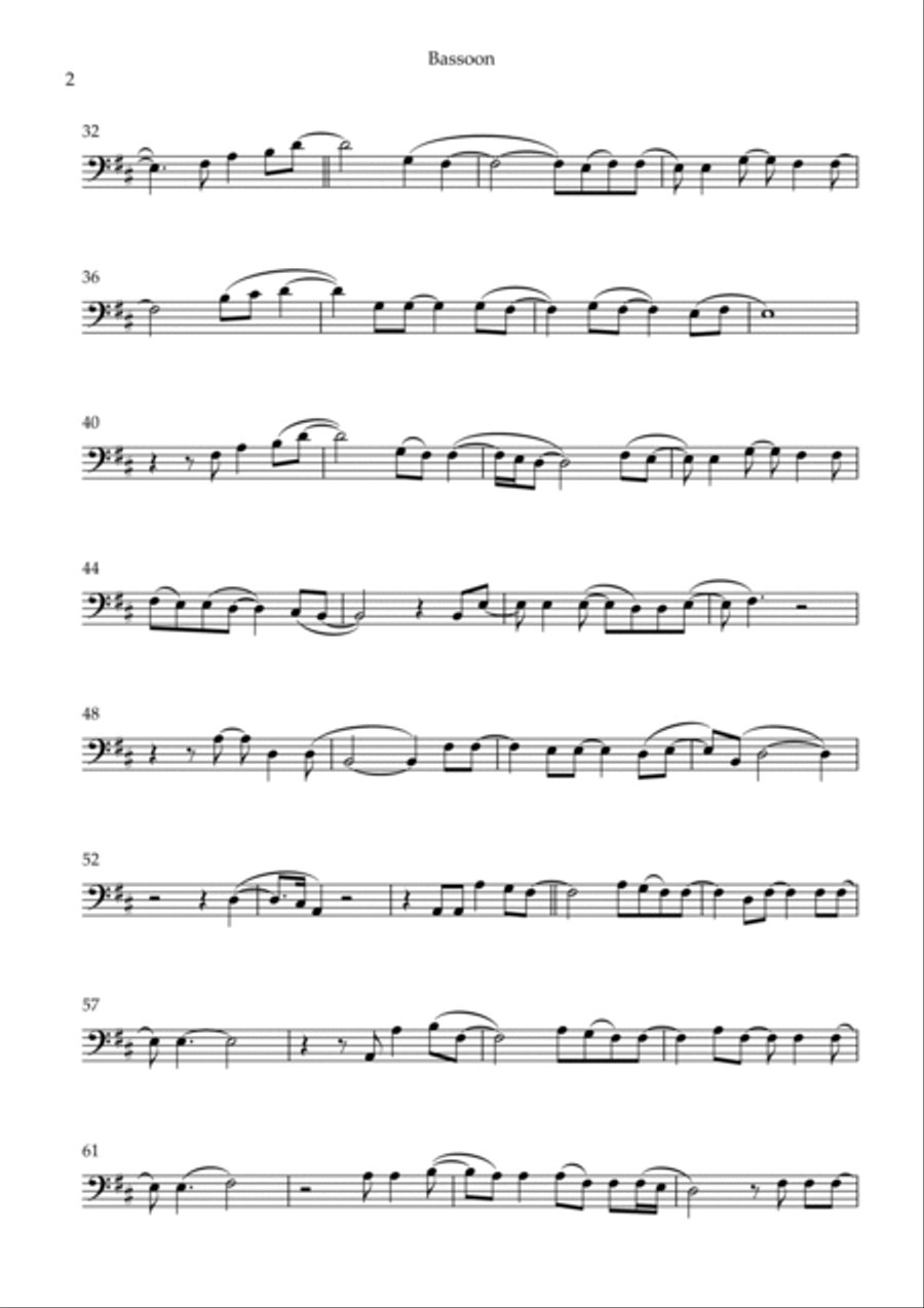 When I Get There Bassoon Solo scores gallery preview page 2