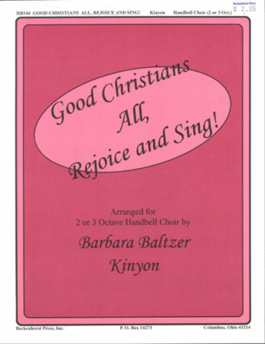 Good Christians All, Rejoice and Sing! 3-Octaves scores gallery preview page 1