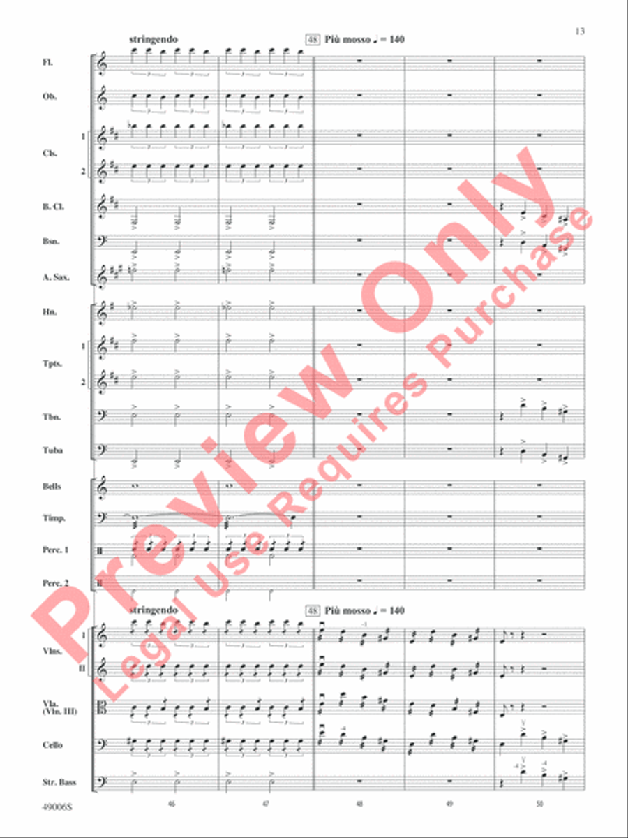 Swan Lake Full Orchestra scores gallery preview page 14
