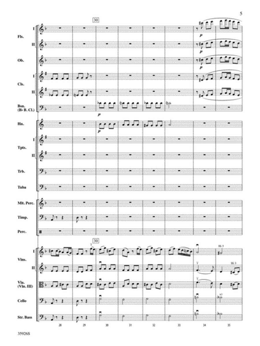 A Whole Lot of Symphony Themes: Score