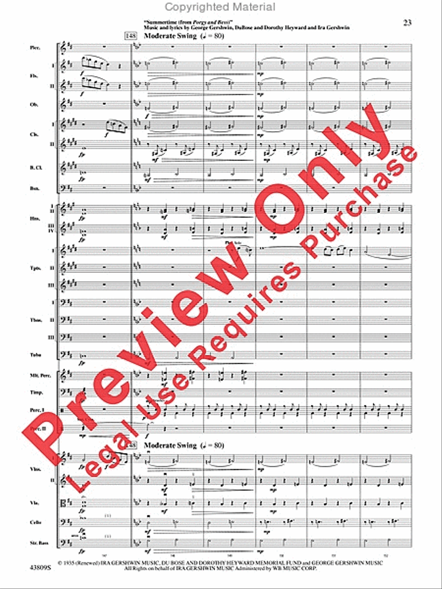 Gershwin by George! Gershwin by George! Full Orchestra scores gallery preview page 24