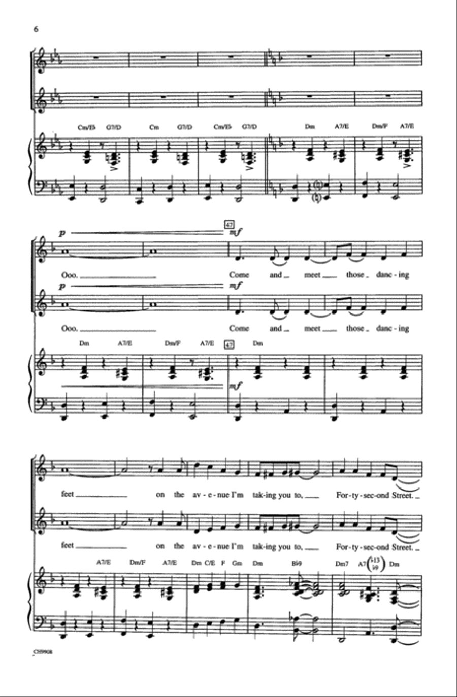 42nd Street Choir scores gallery preview page 4