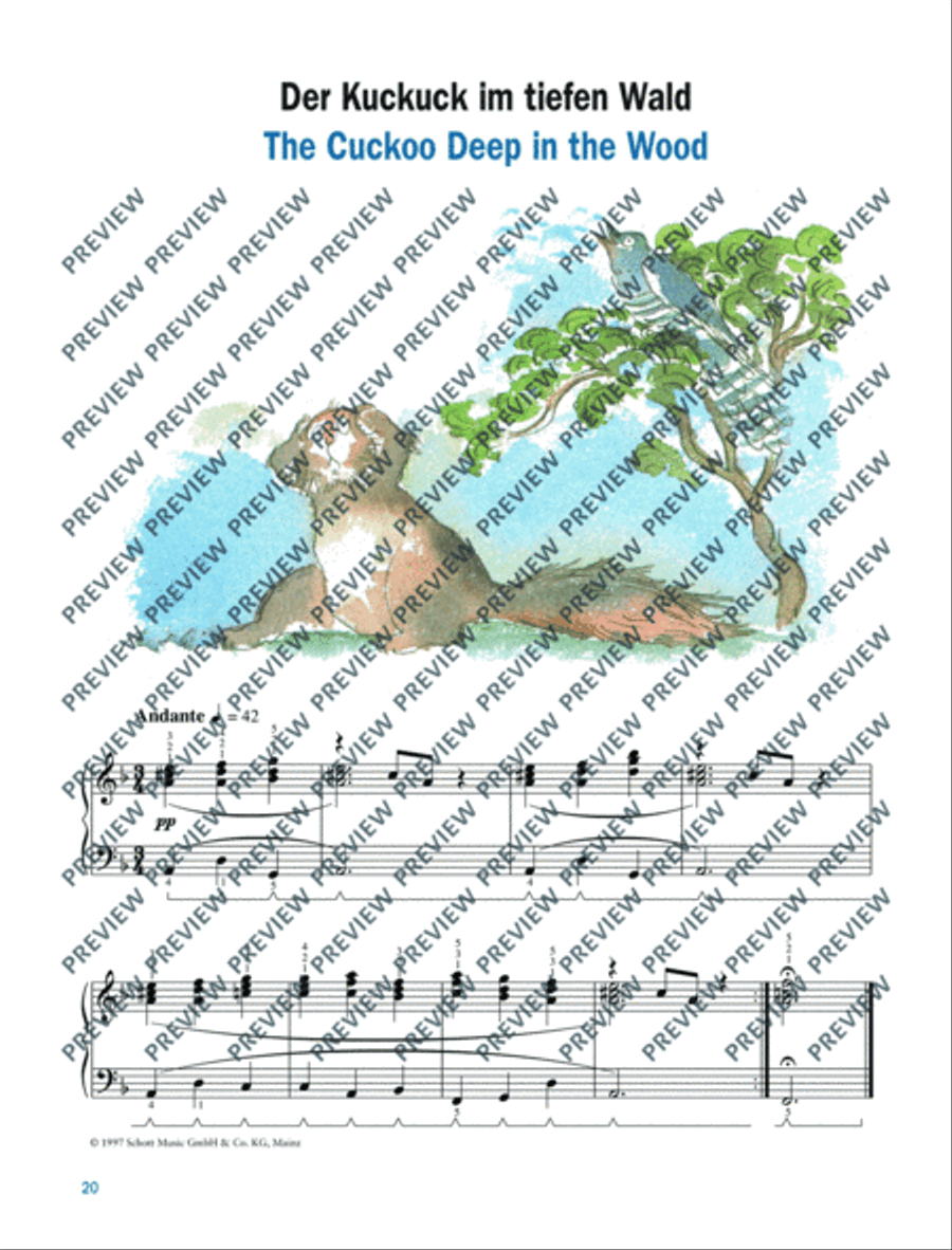 The Carnival of the Animals Piano Solo scores gallery preview page 21