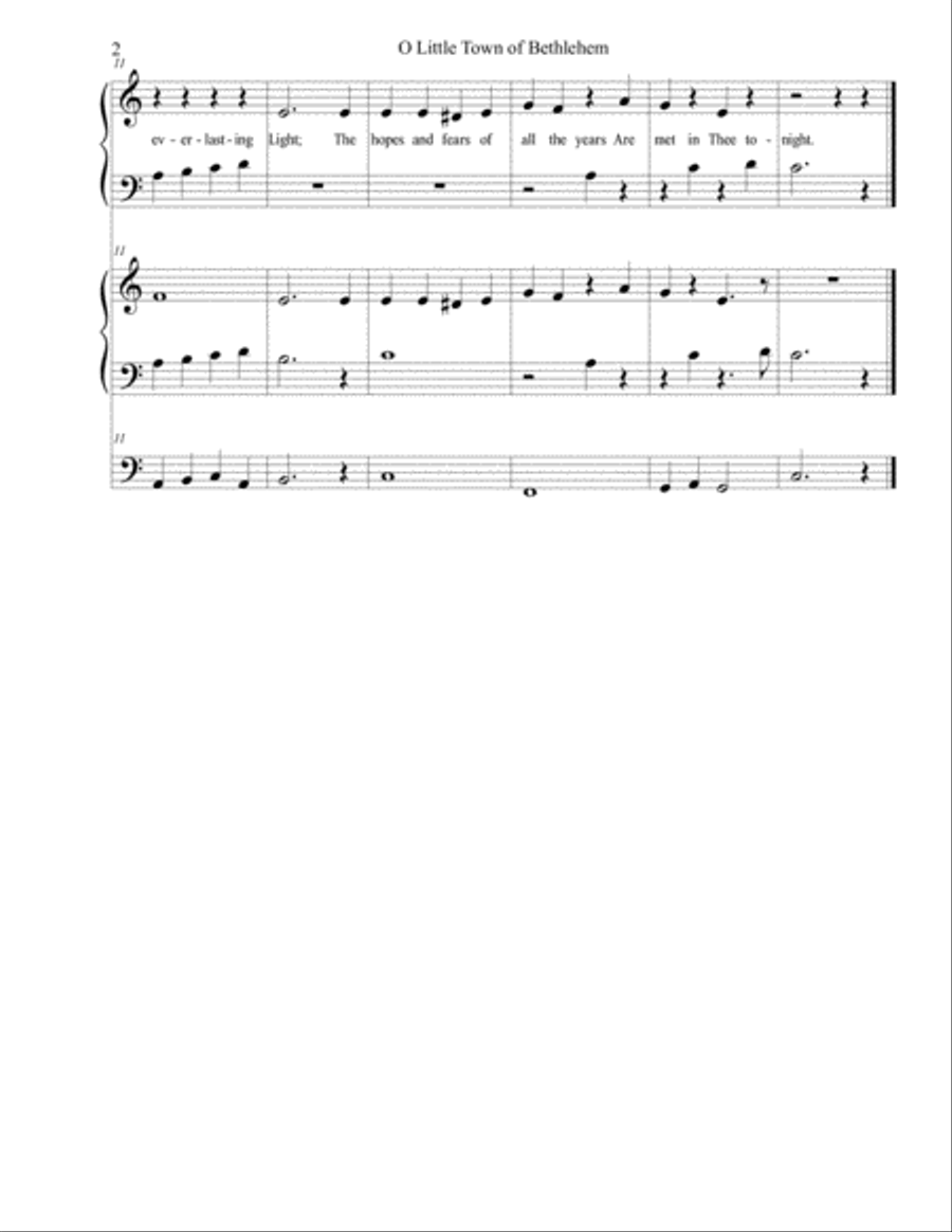 Traditional Christmas Carols for Piano: Duet Set Small Ensemble scores gallery preview page 3