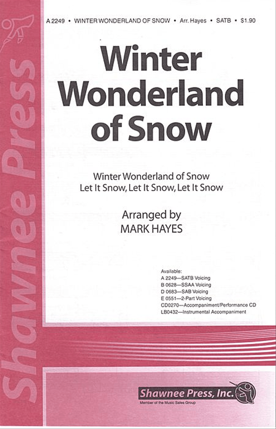 Winter Wonderland of Snow 4-Part scores gallery preview page 1