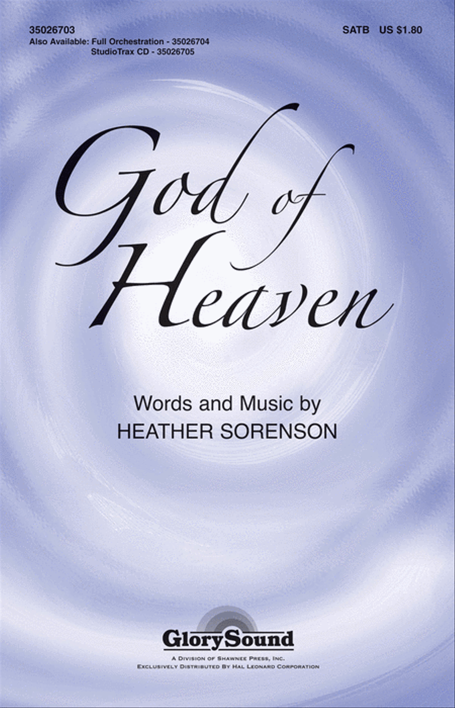 God of Heaven 4-Part scores gallery preview page 1