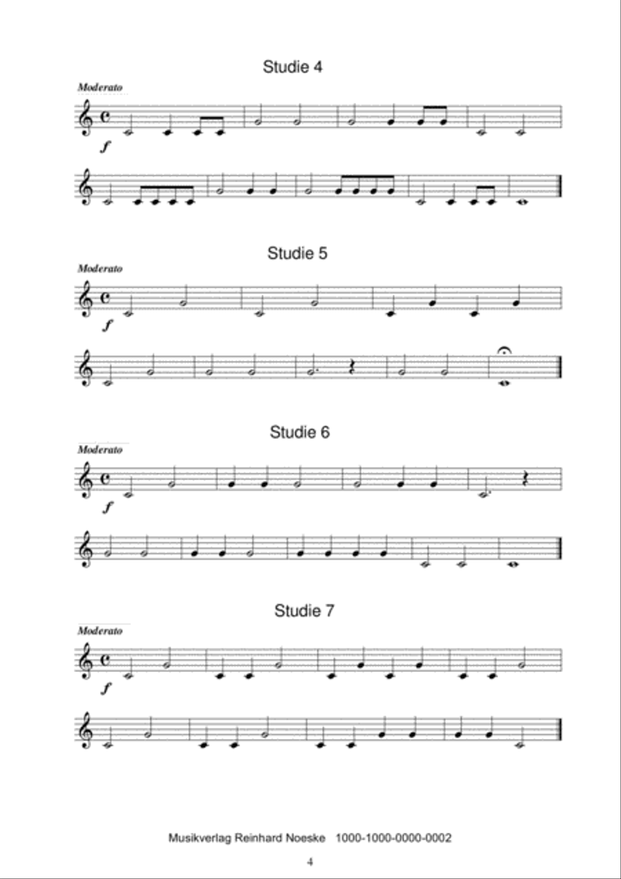 50 Studien für Solo-Blasinstrumente - Ausgabe für Bb-Instrumente (Violinschlüssel) Small Ensemble scores gallery preview page 6