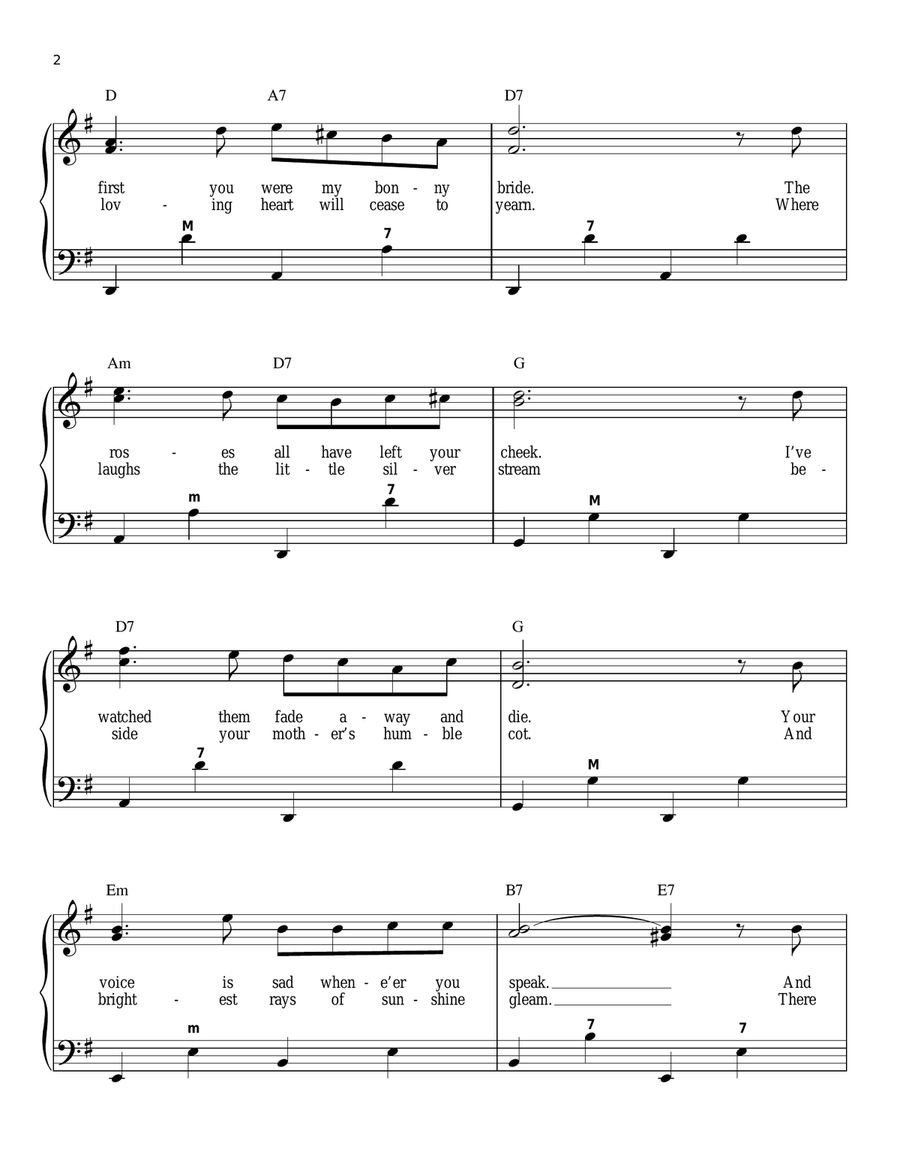 I'll Take You Home Again, Kathleen Accordion scores gallery preview page 2