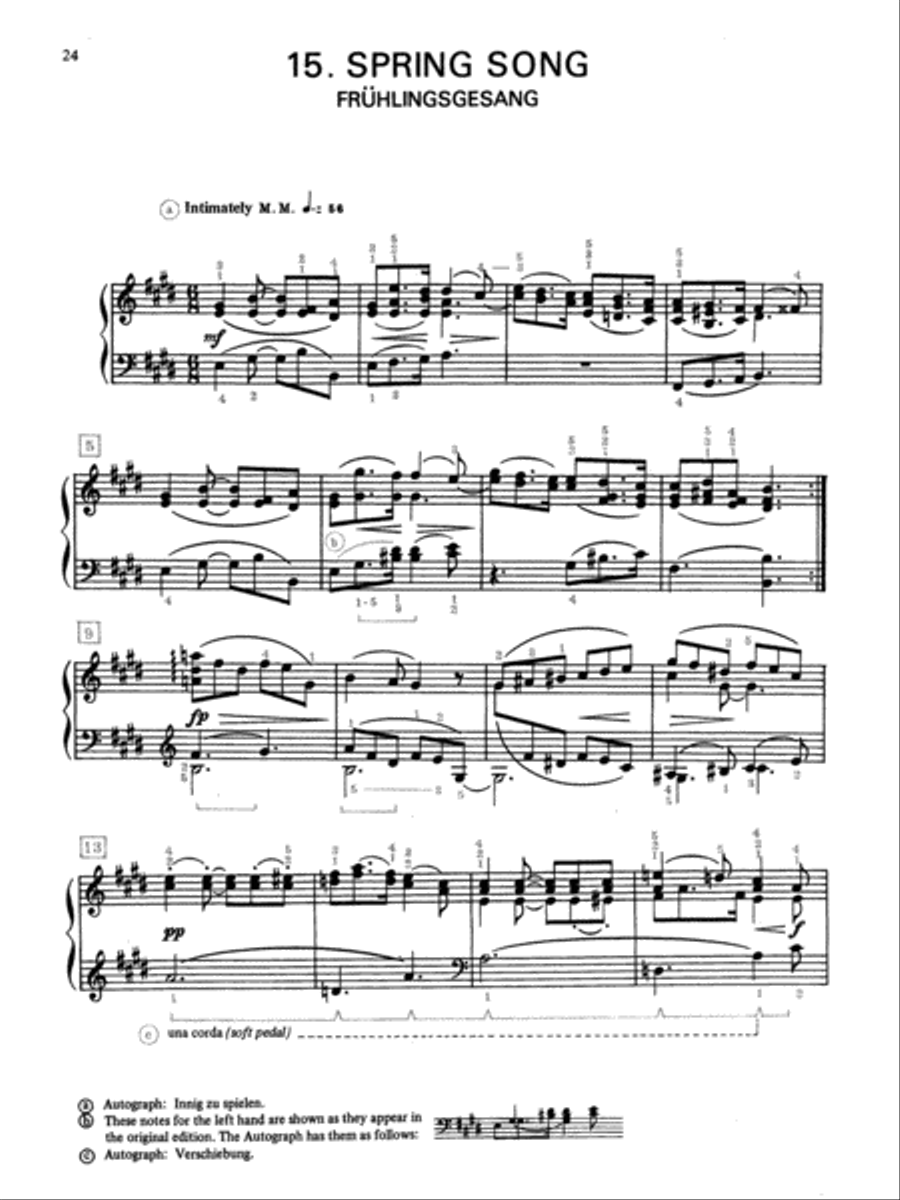 Schumann -- Album for the Young, Op. 68 Piano Solo scores gallery preview page 4