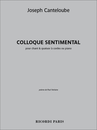 Book cover for Colloque Sentimental