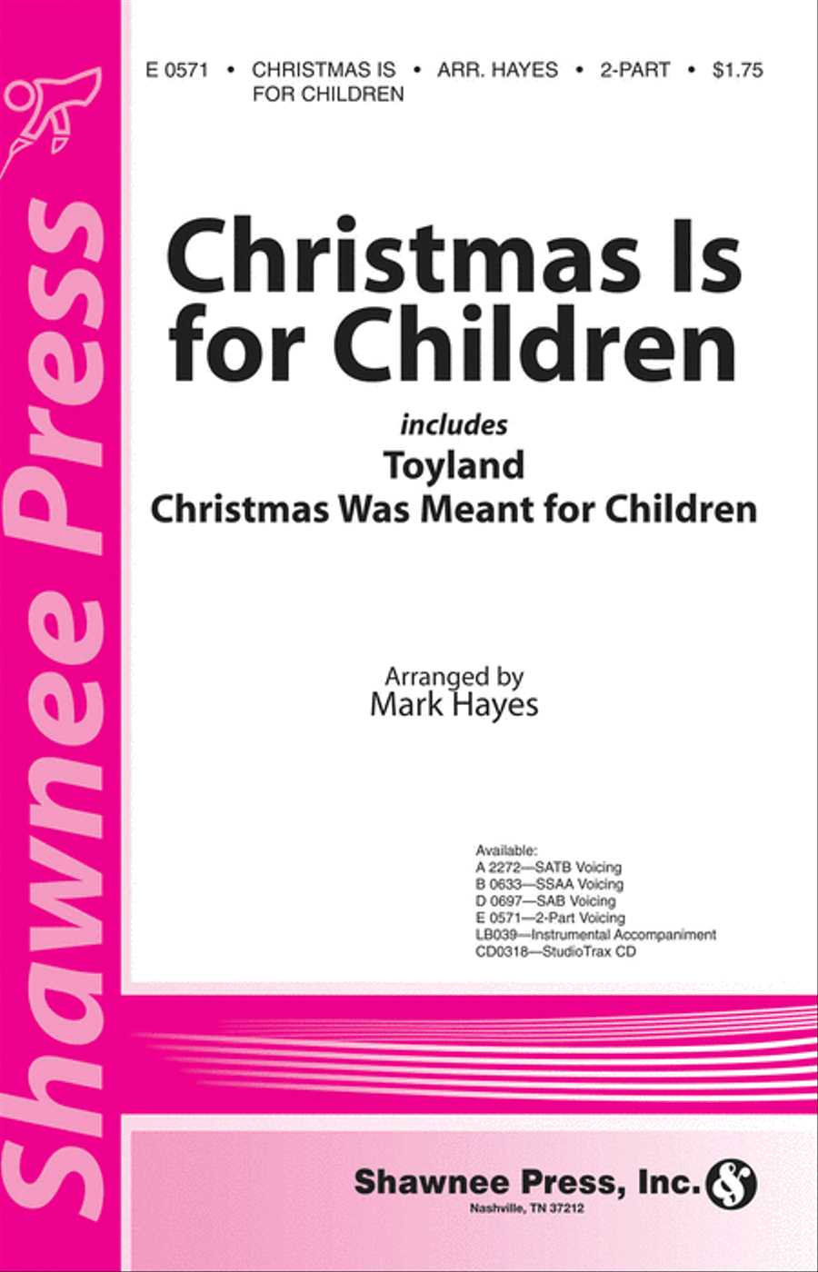 Christmas Is for Children 2-Part scores gallery preview page 1