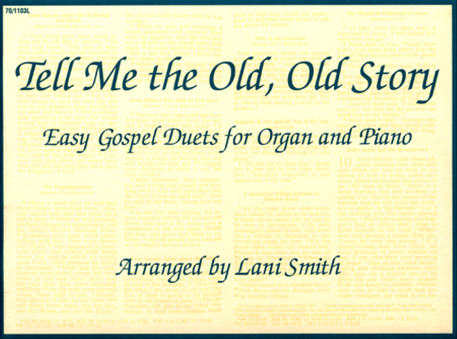 Tell Me the Old, Old Story Organ scores gallery preview page 1