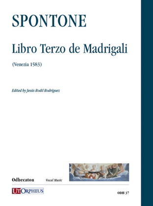 Book cover for Libro Terzo de Madrigali (Venezia 1583)