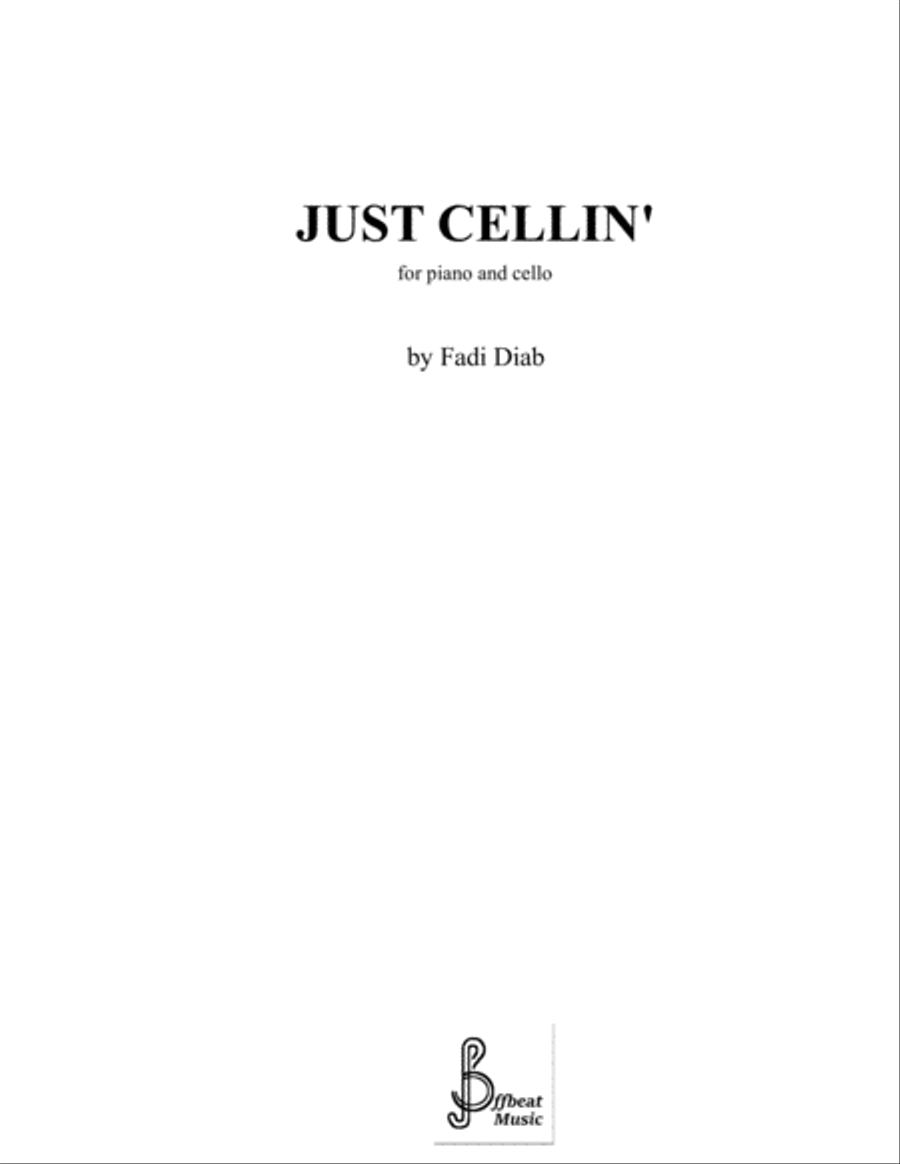 Just Cellin' Piano scores gallery preview page 1