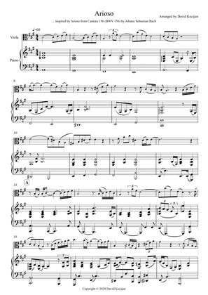Arioso (viola & piano) - INT