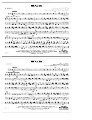 Book cover for Heaven (arr. Conaway & Finger) - 2nd Trombone