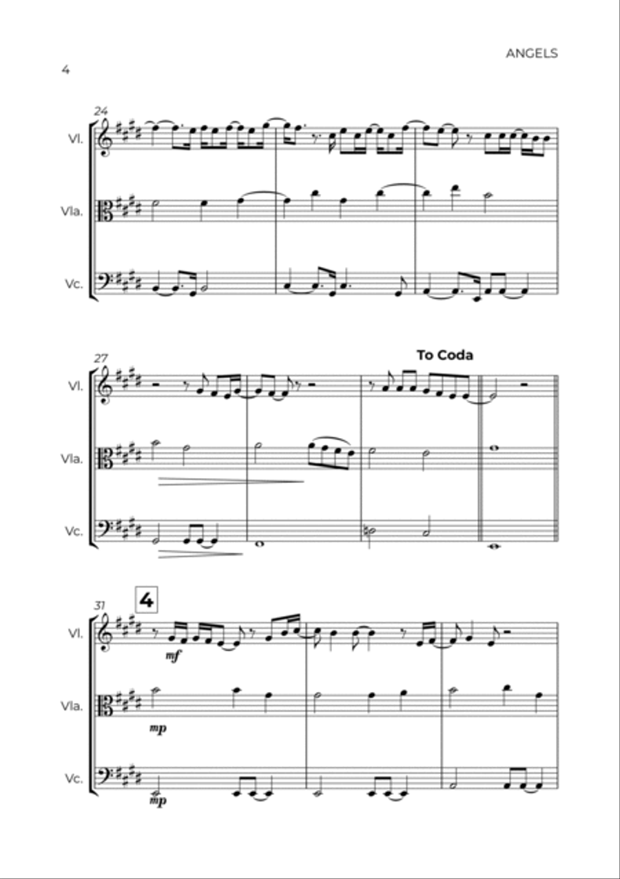 Angels String Trio scores gallery preview page 4