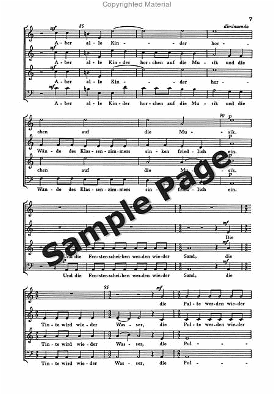 Arithmetic Song 4-Part scores gallery preview page 8
