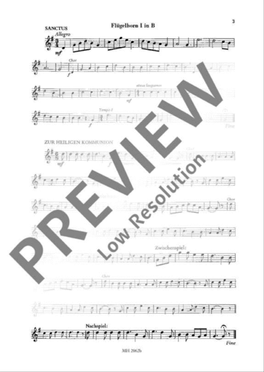 Die Kleine Messe Die Kleine Messe Mixed Choir scores gallery preview page 4
