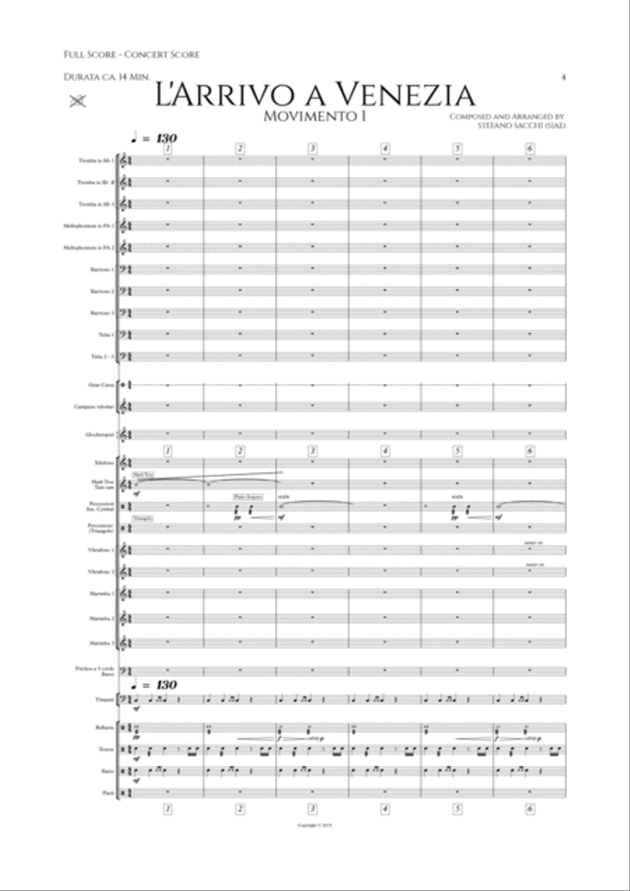 Giacomo Casanova - Collector Edition - Study Score Marching Band scores gallery preview page 4